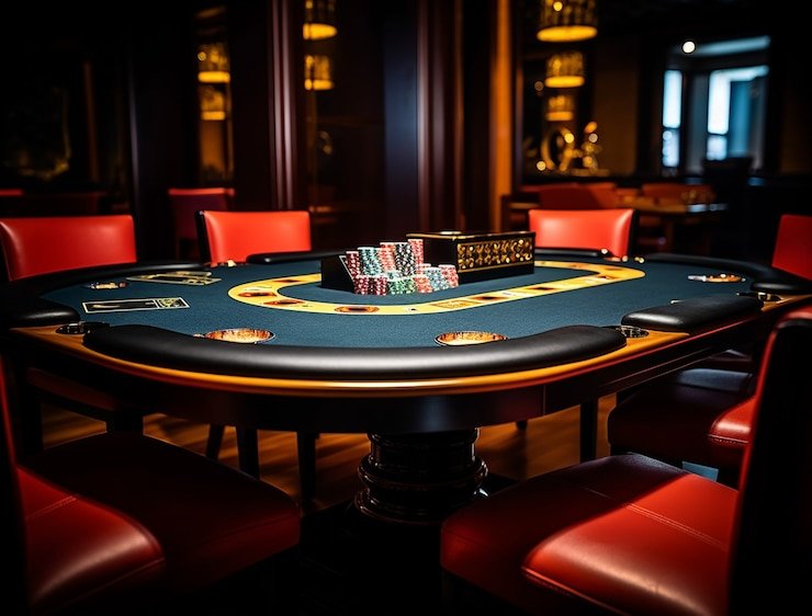 Antarmuka Teen Patti dengan kartu dan taruhan